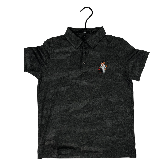 Caddi Tiger's Camo Junior Golf Polo