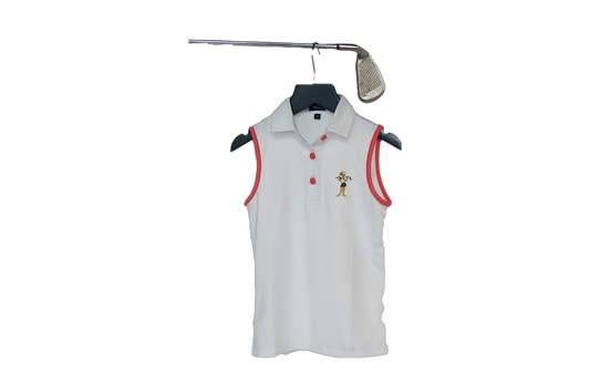 Sassy Sleeveless Golf Polo