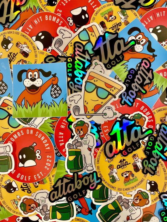 Atta Golf Sticker Packs