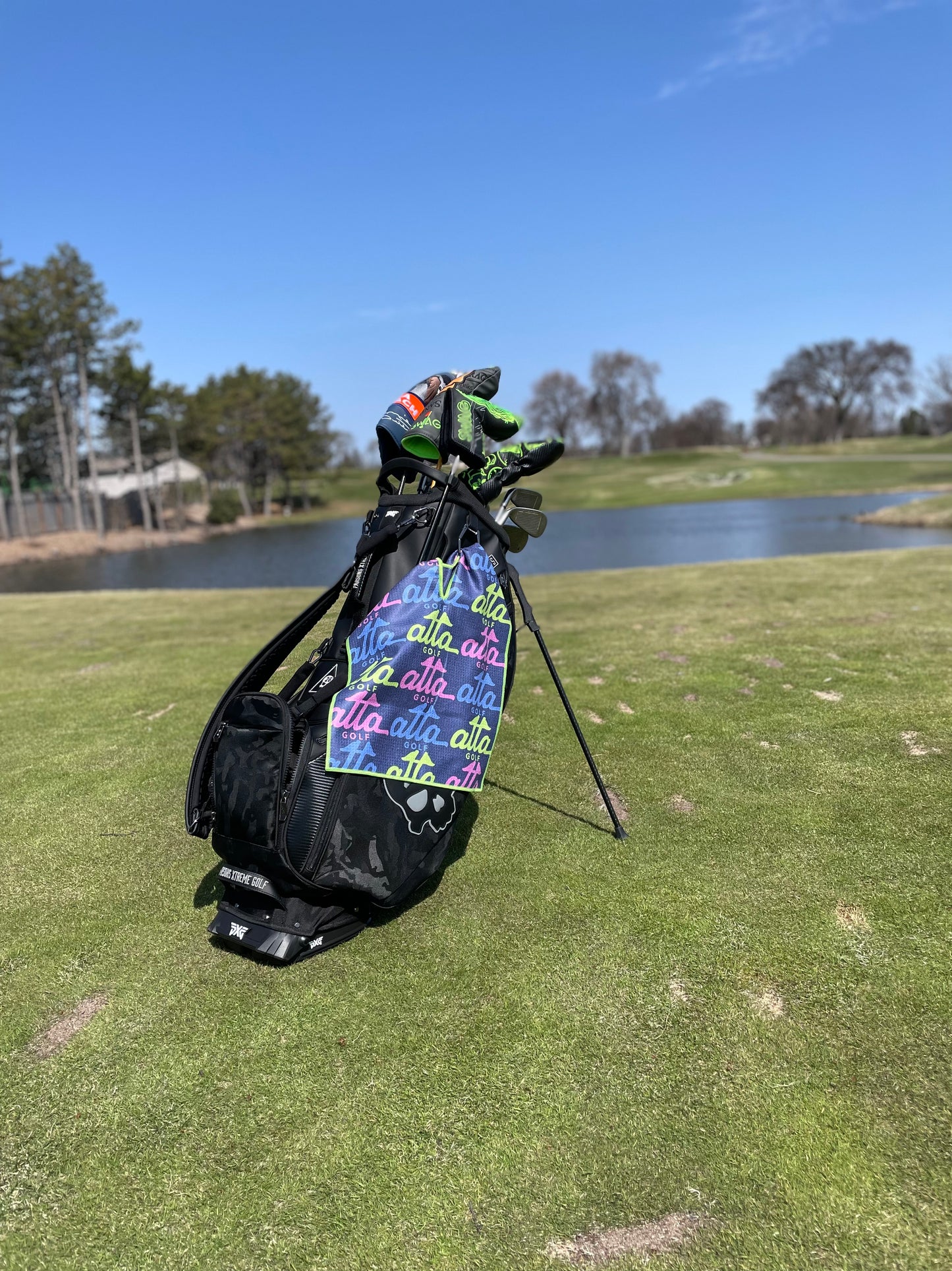 Slice It Up! Golf Towel